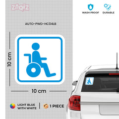 Bold Superhero Accessibility Sticker