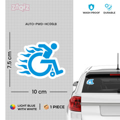 Stylish Super Hero Handicap Symbol