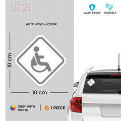 Proud Superhero Handicap Awareness Sticker