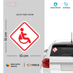 Proud Superhero Handicap Awareness Sticker