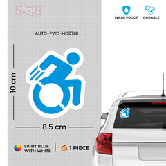 Unique Wheelchair Superhero Sticker