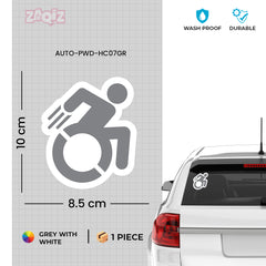 Unique Wheelchair Superhero Sticker