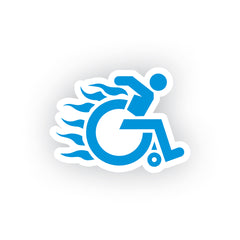 Stylish Super Hero Handicap Symbol