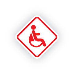 Proud Superhero Handicap Awareness Sticker