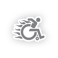 Stylish Super Hero Handicap Symbol