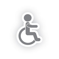 Empowering Handicap Superhero Emblem