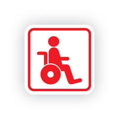 Bold Superhero Accessibility Sticker