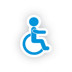 Empowering Handicap Superhero Emblem