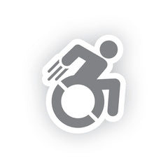 Unique Wheelchair Superhero Sticker