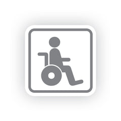 Bold Superhero Accessibility Sticker