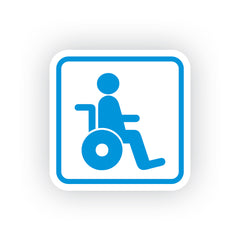 Bold Superhero Accessibility Sticker