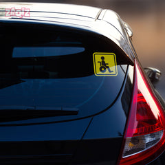 Bold Superhero Accessibility Sticker