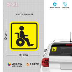 Bold Superhero Accessibility Sticker