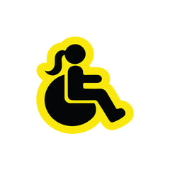 Wheelchair Hero Car Decal