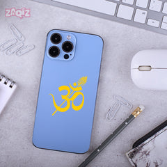 Matte Finish Om Mandala Mobile Sticker | Stylish & Durable