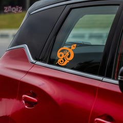 Premium Om Car & Bike Sticker | Waterproof Spiritual Decal