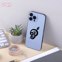 Hindu Om Sticker for Mobile | Durable Devotional Decal