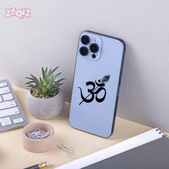 Matte Finish Om Mandala Mobile Sticker | Stylish & Durable