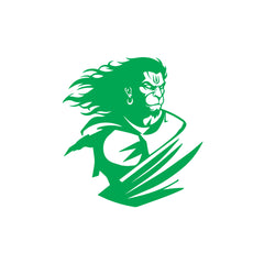 Stylish Hanuman Car Sticker | Easy-to-Apply Bhakti Design
