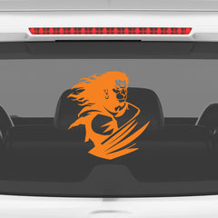 Stylish Hanuman Car Sticker | Easy-to-Apply Bhakti Design
