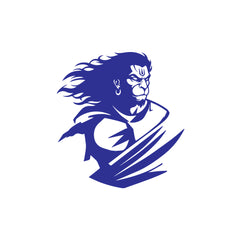 Stylish Hanuman Car Sticker | Easy-to-Apply Bhakti Design