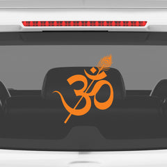 Matte Finish Om Mandala Bike Sticker | Stylish & Durable