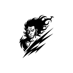Long-Lasting Shree Hanuman Car Sticker | Outdoor Vinyl
