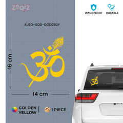 Matte Finish Om Mandala Bike Sticker | Stylish & Durable