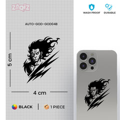 Long-Lasting Shree Hanuman Sticker for Mobile | Outdoor Vinyl