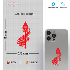 Trendy Spiritual Mobile Sticker | Waterproof Hindu Design