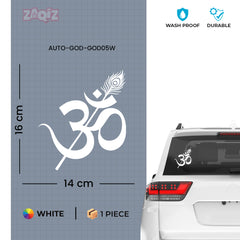 Matte Finish Om Mandala Bike Sticker | Stylish & Durable