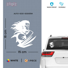 Stylish Hanuman Car Sticker | Easy-to-Apply Bhakti Design