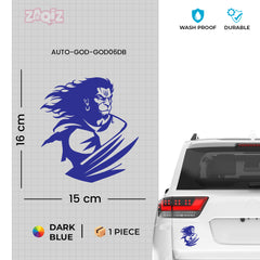 Stylish Hanuman Car Sticker | Easy-to-Apply Bhakti Design