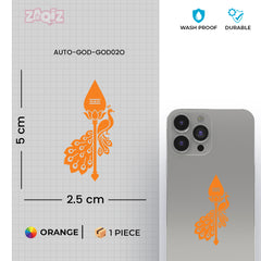 Trendy Spiritual Mobile Sticker | Waterproof Hindu Design