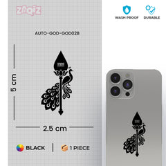 Trendy Spiritual Mobile Sticker | Waterproof Hindu Design