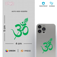 Matte Finish Om Mandala Mobile Sticker | Stylish & Durable