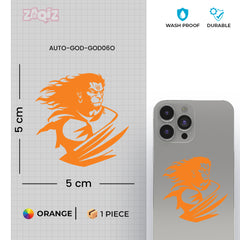 Iconic  Hanuman Mobile Sticker | Easy-to-Apply Devotional Design