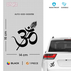 Matte Finish Om Mandala Bike Sticker | Stylish & Durable