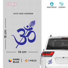 Matte Finish Om Mandala Bike Sticker | Stylish & Durable