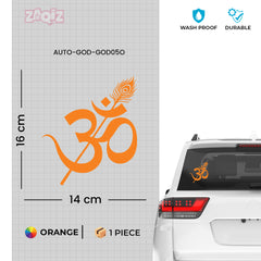 Matte Finish Om Mandala Bike Sticker | Stylish & Durable