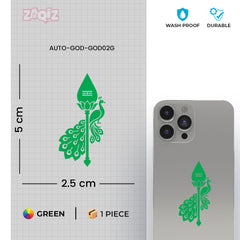 Trendy Spiritual Mobile Sticker | Waterproof Hindu Design