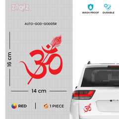 Matte Finish Om Mandala Bike Sticker | Stylish & Durable