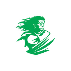 Iconic  Hanuman Mobile Sticker | Easy-to-Apply Devotional Design