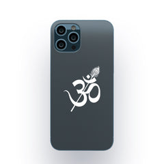Matte Finish Om Mandala Mobile Sticker | Stylish & Durable