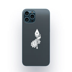 Trendy Spiritual Mobile Sticker | Waterproof Hindu Design