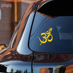 Matte Finish Om Mandala Bike Sticker | Stylish & Durable
