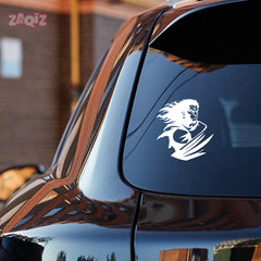 Stylish Hanuman Car Sticker | Easy-to-Apply Bhakti Design