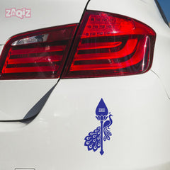 Trendy Spiritual Car & Bike Sticker | Waterproof Hindu Design