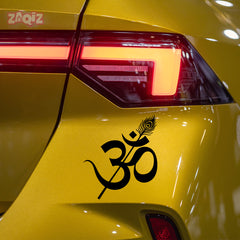 Matte Finish Om Mandala Bike Sticker | Stylish & Durable