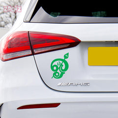 Premium Om Car & Bike Sticker | Waterproof Spiritual Decal